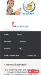 Mobile Screenshot of cleanersblackheath.org